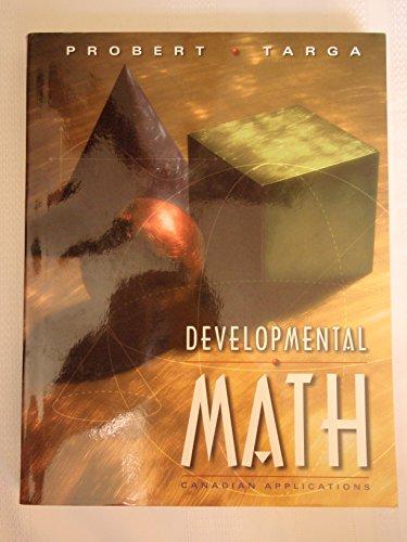 Book DEVELOPMENTAL MATH - Canadian Applications free
