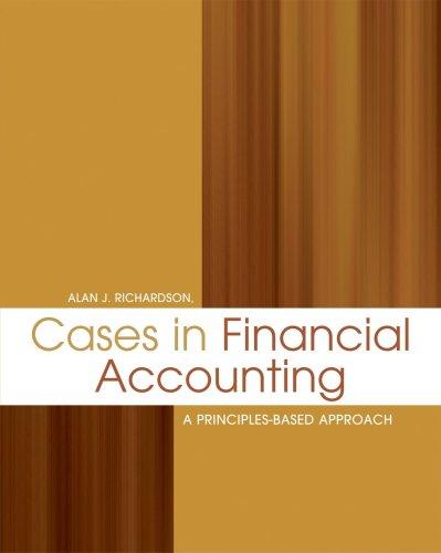 Book Cases in Financial Accounting: A Principles-Based Approach free