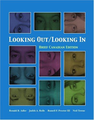 Book Looking Out/ Looking In, Brief Canadian Edition free