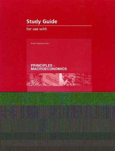 Book PRINCIPLES OF MACROECONOMICS STUDY GUIDE free