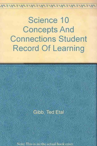Book Science 10 Concepts And Connections Student Record Of Learning free