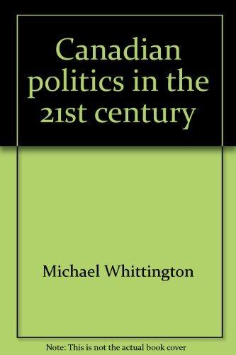 Book Canadian politics in the 21st century free