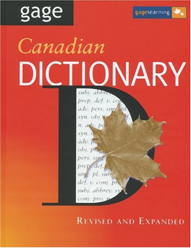 Book Gage Canadian Dictionary free