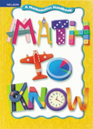 Book Math to Know: A Mathematics Handbook Grade 3- 4 free