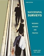 Book SUCCESSFUL SURVEYS. Research, Methods and Practice (third edition) free