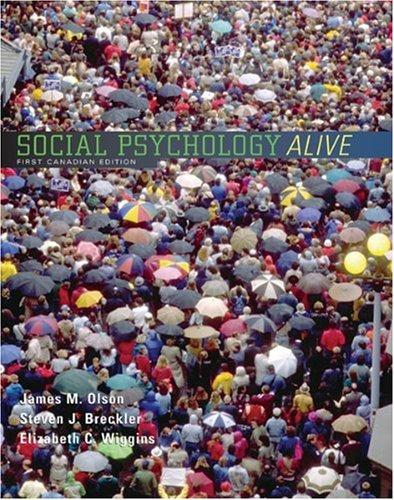 Book social psychology alive (first canadian edition) free