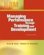Book Managing Performance Through Training And Development, 3rd Edition free