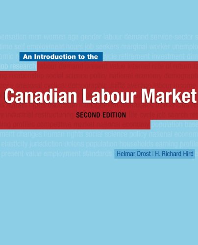 Book An Introduction To The Canadian Labour Market free