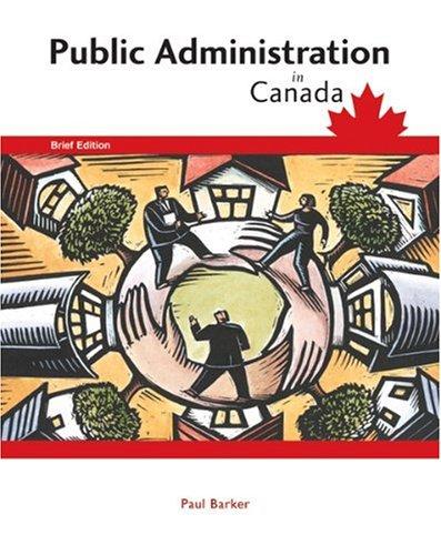 Book Public Administration in Canada free