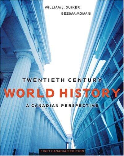 Book Twentieth Century World History: A Canadian Perspective free