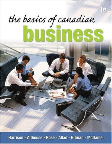Book The Basics of Canadian Business free