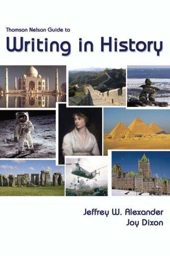 Book Thomson Nelson Guide to Writing in History free