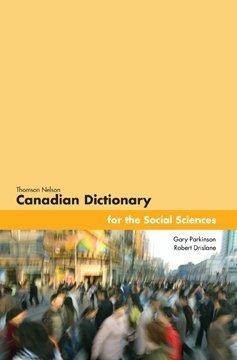 Book Thomson Nelson Canadian Dictionary for the Social Sciences, by Parkinson free