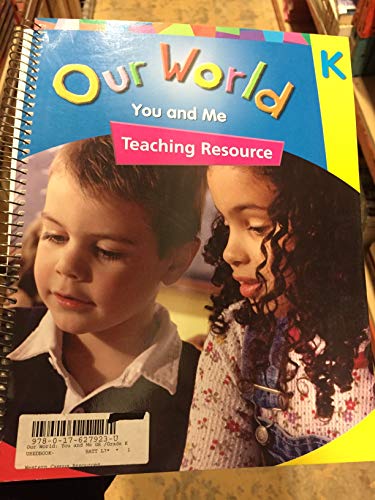 Book Our World Grade K You and Me Teacher's Resource free
