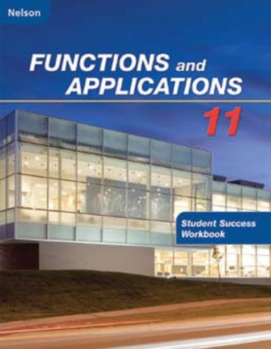 Book Nelson Functions and Applications 11: Student Success Workbook free