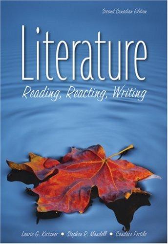 Book Literature (Candian Edition) (Reading, Reacting, Writing) free