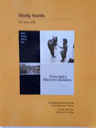 Book Study Guide for Use with Principles of Microeconomics, Third Canadian Edition free