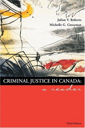 Book Criminal Justice in Canada: A Reader free