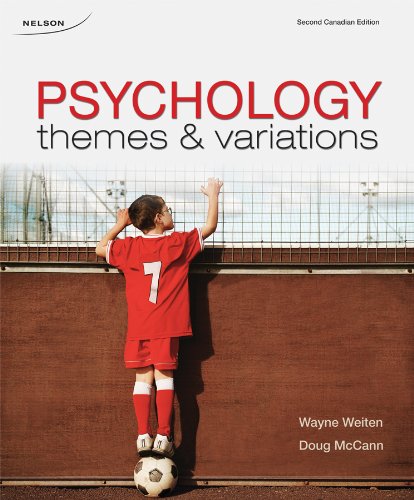 Book Psychology: Themes Etc (Canadian Ed) 2nd free