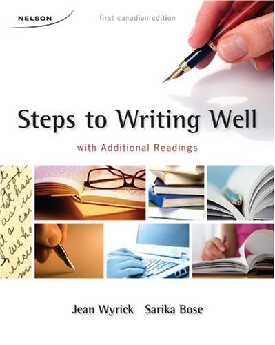 Book CDN ED Steps To Writing Well With Additional Readings free