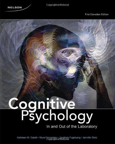 Book CDN ED Cognitive Psychology: In and Out of the Laboratory free