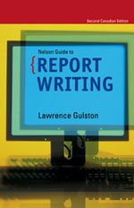 Book Thomson Nelson Guide to Report Writing free