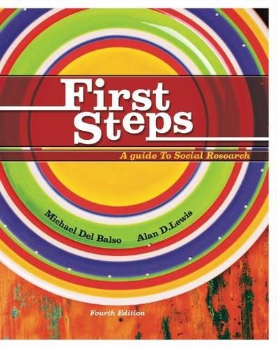 Book First Steps: A Guide To Social Research free