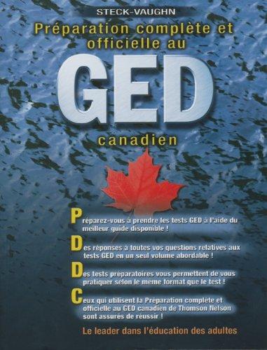Book Preparation Complete Et Officielle Au Ged Canadien: Conseiller a La Redaction (French Edition) free
