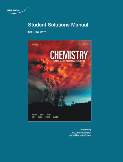 Book Student Solutions Manual for Chemistry: Human Activity, Chemical Reactivity free