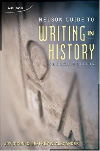 Book Nelson Guide to Writing in History free