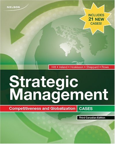 Book CDN ED Strategic Management Cases free