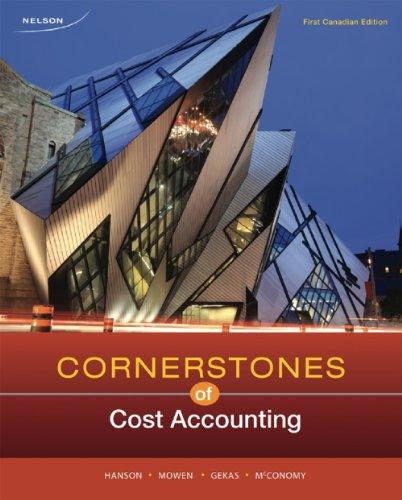 Book Cornerstones of Cost Accounting free