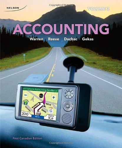 Book CDN ED Accounting Volume 3 [Paperback] by Warren, Carl S.; Reeve, James M. free