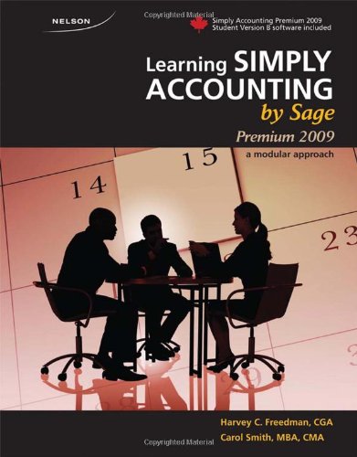 Book Learning Simply Accounting By Sage Premium 2009 free