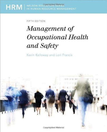 Book Management Of Occupational Health And Safety free