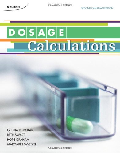 Book CDN ED Dosage Calculations [Paperback] free