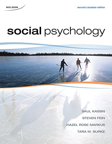 Book SOCIAL PSYCHOLOGY >CANADIAN< free