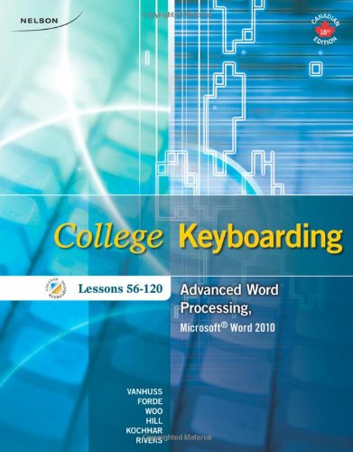 Book College Keyboarding: Lessons 56-120 free
