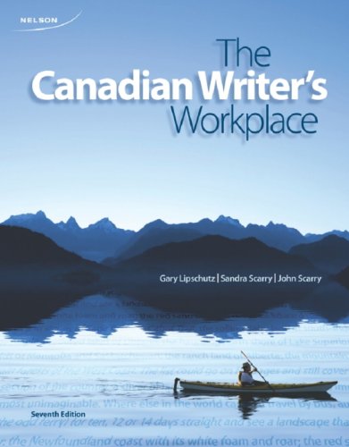 Book The Canadian Writer's Workplace free