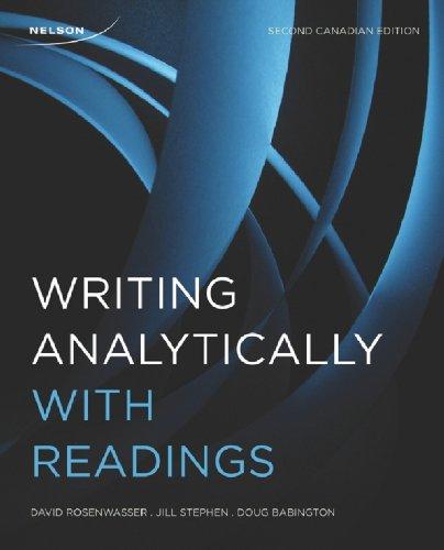 Book Writing Analytically with Readings free