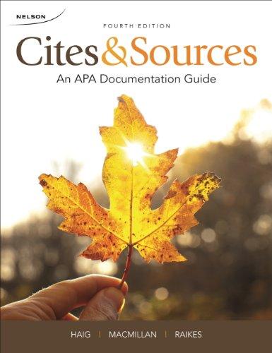 Book Cites & Sources An APA Documentation Guide Fourth Edition free