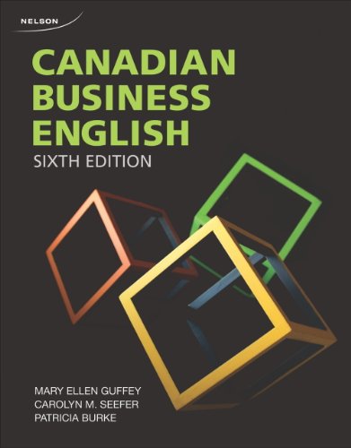 Book Canadian Business English , 6th Edition free