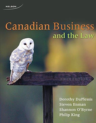 Book Canadian Business+The Law free