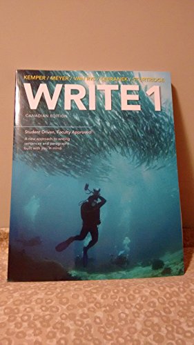 Book WRITE 1 CANADAIAN EDITION free