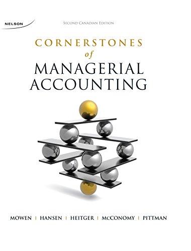 Book Cornerstones of Managerial Accounting free