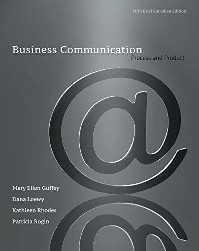 Book Business Communication: Process & Product free