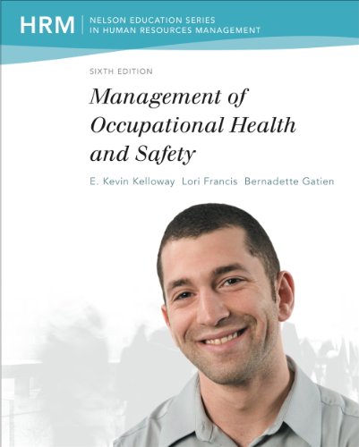 Book Management Of Occupational Health And Safety free