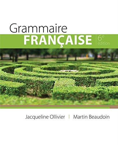 Book Grammaire franÃ§aise free