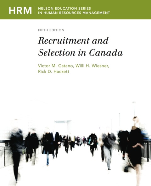 Book Recruitment and Selection in Canada free