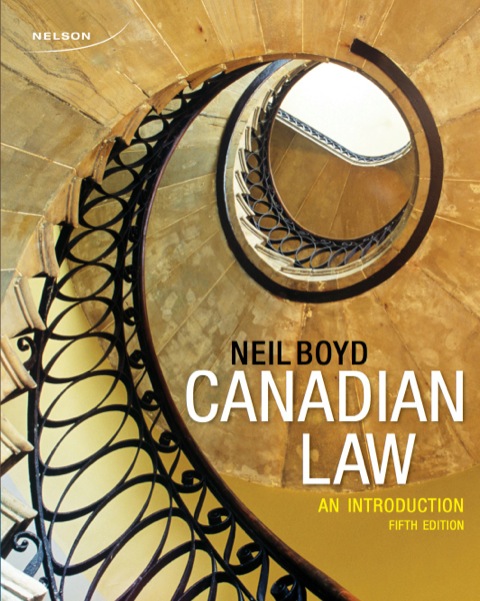 Book Canadian Law: An Introduction free